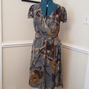 Anthropologie Maeve Abstract Print Dress 6